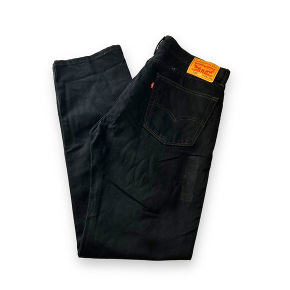 Levi's Mens 505 Regular Fit Jeans, Black, 36x36, NWOT - Picture 4 of 16
